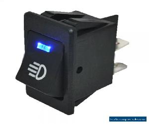 5 X 12V 35A Car Auto Fog Light Rocker Toggle Switch Blue LED Dashboard Sales