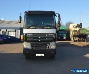 DAF TRUCKS FAX CF85.380 8x2 FLATBED CRANE LORRY 