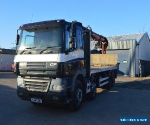 DAF TRUCKS FAX CF85.380 8x2 FLATBED CRANE LORRY 