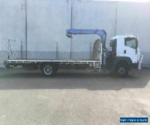 2008 ISUZU FXD1000L SITEC325 TRAY/ CRANE TRUCK for Sale