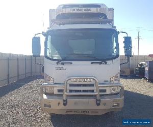 2012 ISUZU F FRR600 MEDIUM TRUCK REFRIGERATED AUTOMATIC DAMAGED REPAIRABLE DRIVE