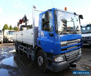 2007 DAF CF75.310 6X2 DROP SIDE BRICK GRAB CRANE PALFINGER PK2502 HIAB SCANIA