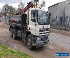 2007 26T DAF Grab Tipper Lorry 6 wheeler MOT March 2020, 314k KM