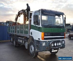 LEYLAND DAF FAS 75.270 6x2 RIGID  ATI WITH CRANE, MANUAL GEARBOX 