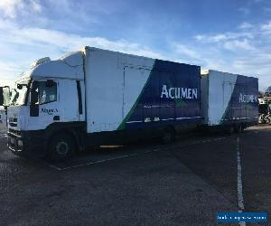 Iveco Stralis 440 Transporter Enclosed Draw Bar four car carrier 