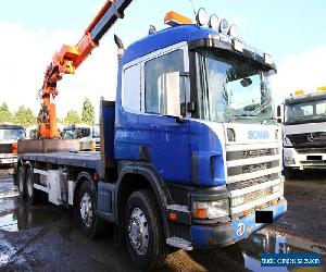 1998 SCANIA 124C 8X4 DOUBLE DRIVE ATLAS 560.1 CRANE PALFINGER HIAB FASSI CORMAGH