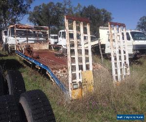 TRUCK TRAY BODY BEAVERTAIL with RAMPS 7.7 metres overall  STRONG CONSTRUCTION