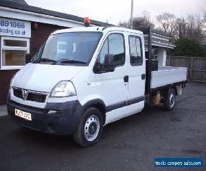 2007 Vauxhall Movano 3500 2.5CDTI 100ps 6 Crew Cab 4 door Tipper 