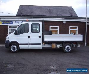 2007 Vauxhall Movano 3500 2.5CDTI 100ps 6 Crew Cab 4 door Tipper 