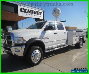 2014 Dodge RAM 5500 4X4 CREW CAB FLAT BED