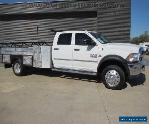 2014 Dodge RAM 5500 4X4 CREW CAB FLAT BED