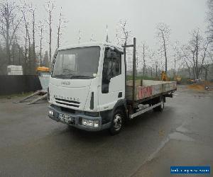 2006 56 REG IVECO EUROCARGO E75170 20FT ALLOY DROPSIDE TRUCK WHITE NO RESERVE NO