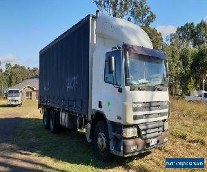 DAF 2003 6x2 Lazy axle Tautluner curtain sider truck. Rear axle lift!b for Sale