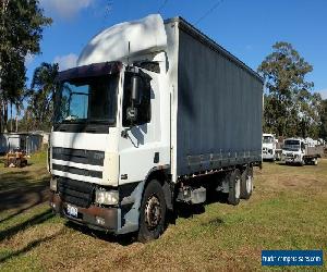 DAF 2003 6x2 Lazy axle Tautluner curtain sider truck. Rear axle lift!b