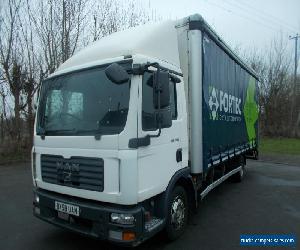 MAN/ TGL 7.180 7500T CURTAIN SIDE LORRY 2008 (58) LEZ COMPLIENT