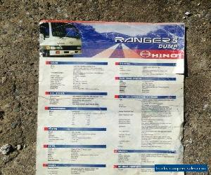 Hino Ranger 5 dump 2002