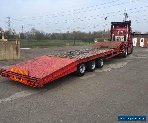 2002 CHIEFTAIN LOW LOADER TRAILER / RECOVERY / SLIDE AWAY RAMPS. TRY AXLE 