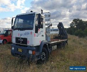 MAN 1997 crane truck. 6x2 Lazy axle palfinger crane