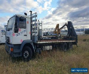 MAN 1997 crane truck. 6x2 Lazy axle palfinger crane