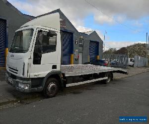 2005 Iveco Cargo Recovery Car Transporter Beavertail 24ft Aluminium Body NO VAT