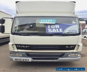 2012. 12  DAF LF45-160 20ft GRP Boxvan  auto gearbox, 1 Owner, 3 Seats mot 2020