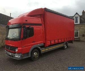 Mercedes-Benz Atego  818 sleeper cab  20fr curtainsider with tail-lift