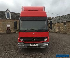 Mercedes-Benz Atego  818 sleeper cab  20fr curtainsider with tail-lift