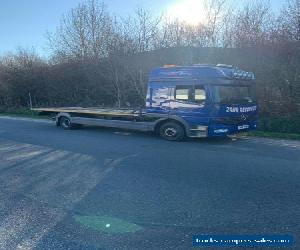 Mercedes Atego high roof sleeper tilt and slide recovery truck 7.5t slide bed for Sale