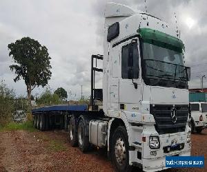 2007 Mercedes benz actros with semi trailer