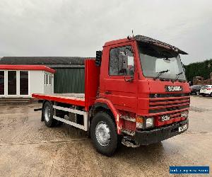 Scania 93M Flatbed Body 18 t