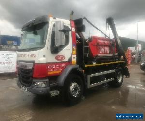 2015 daf skip loader  for Sale