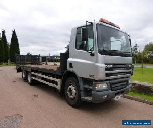 2004 (04) DAF 75 CF 310 6x2 Rear Lift Beavertail, Hyd Flip Toe Ramps, Manual