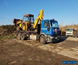 Roll on off body plant recovery bed 22ft from 26 ton truck  hookloader cable 