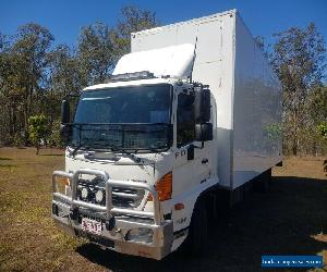 Hino Truck FD1124 XXL 500 Series 2015 model with 52 cubic meter pantech and lift