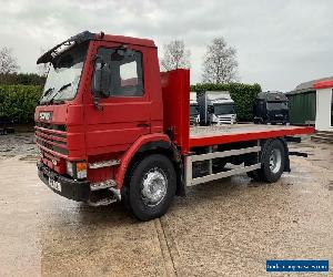Scania 93M Flatbed Body 18 t