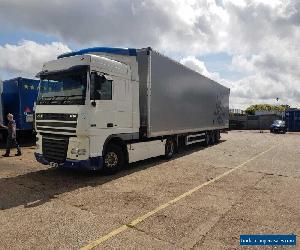 Daf 105 xf low ride unit and Mega Box trailer 