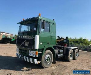 1979 Volvo F12 6x4 tractor unit / king drop neck low loader trailer double drive