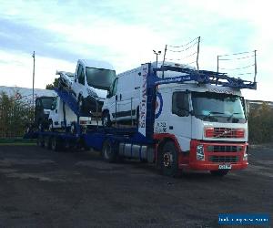 Volvo FM9 2005 car/commercial pillar less 6 car transporter /4 chassis cabs 