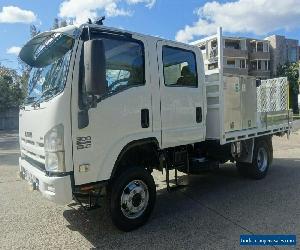 2010 Isuzu NPS NH 300 (4x4) Crew White 6sp M Cab Chassis