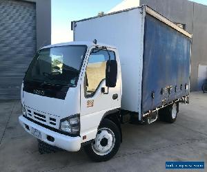 2006 ISUZU NQR 450 TURBO DIESEL 6 SPEED MANUAL CURTAIN TRUCK for Sale