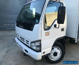 2006 ISUZU NQR 450 TURBO DIESEL 6 SPEED MANUAL CURTAIN TRUCK