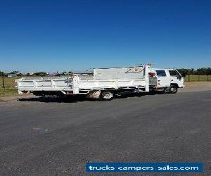 ISUZU NPR400 DUALCAB TIPPER TRUCK, EX COUNCIL, GVM 7500, NOT MITSUBISHI OR HINO