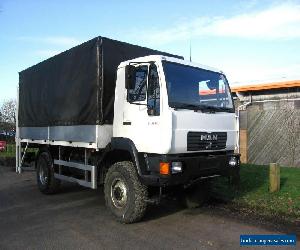 MAN L2000 4X4 IDEAL EXPEDITION VEHICLE CHASSIS CAB, 10 TON GVW ONLY 21875 MILES