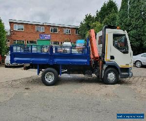 2004 DAF LF45 150 7.5 TON HIAB CRANE CAGED TIPPER LORRY NICE CLEAN TRUCK