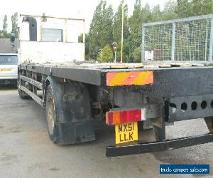 2001 DAF FACF65220 SLEEPERCAB TESTED END OF SEPTEMBER 18 TON FLAT