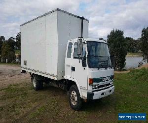 Isuzu Truck Box FSR500 tailgate Set up for Furniture Removals