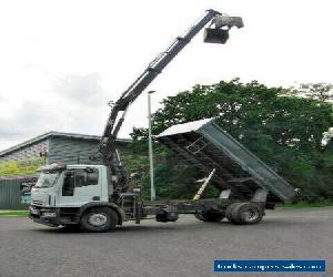 IVECO 180E25 WITH HIAB 122-2 DROPSIDE TIPPER - GRAB YEAR 2007 ONLY 90K MILES