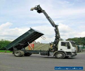 IVECO 180E25 WITH HIAB 122-2 DROPSIDE TIPPER - GRAB YEAR 2007 ONLY 90K MILES