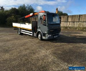 Daf lf.45 7.5 tons Hiab dropside  2013 year 