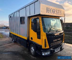 Iveco Eurocargo 7.5 TON HORSE BOX WITH LIVING LEZ COMPLIANT 2006 for Sale